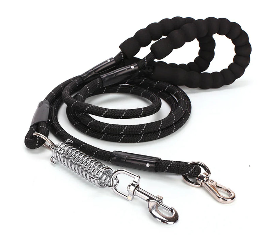 Pet Leash Reflective Nylon Spring Safety Tether Loop Rope